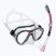 Set da immersione Cressi Big Eyes Evolution + Alpha Ultra Dry nero/rosa