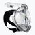 Maschera Cressi Baron Full Face per snorkeling trasparente/argento