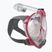 Maschera Cressi Baron Full Face per lo snorkeling trasparente/rosa
