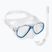 Set da snorkeling per bambini Cressi Perla + Minigringo trasparente/blu