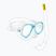 Set per snorkeling per bambini Cressi Perla Jr + Minigringo clear/aquamarine