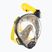 Maschera facciale integrale per snorkeling Cressi Komodo Full Face black/yellow