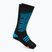 Calze da sci Mico Heavy Weight Superthermo Primaloft Merino Ski black turquoise
