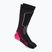 Calze da sci donna Mico Medium Weight Warm Control Ski black/fuchsia fluo