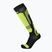 Calze da sci Mico Light Weight Superthermo Natural Merino Ski nero giallo fluo