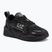 EA7 Emporio Armani Ace Runner Nuove scarpe triple nero / argento