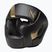 Casco da boxe Hayabusa T3 Headgear nero/oro