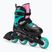 Pattini a rotelle per bambini Rollerblade Fury nero mare/verde