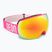 Maschera da sci Neon Beam pink/mirror red