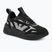 EA7 Emporio Armani Ace Runner scarpe triple nero/argento