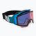 Maschera da sci Neon Ice black/petroleum/mirror blue/amber