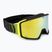 Maschera da sci Neon Eclipse black/yellow/mirror gold