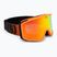 Maschera da sci Neon Eclipse orange/mirror red
