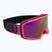 Maschera da sci Neon Eclipse pink/mirror violet