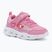Scarpe per bambini Champion Funfair Print G PS Low Cut blue burgundy/flash/fluorescent pink