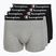 Boxer da uomo Champion Trunk Knit oxford grey melange/oxford grey melange/black