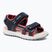 Geox Alben, sandali junior blu oceano/rosso