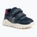 Scarpe Geox per bambini Ciufciuf mesh navy / rosso