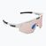 Occhiali da sole Bliz Matrix Small Nano Optics Nordic Light bianco opaco/corallo/blu arancione