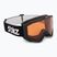 Maschera da sci per bambini Bliz Liner Jr matte black/orange