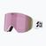 Maschere da sci Bliz Flow matte white/smoke/pink