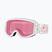 Maschera da sci per bambini Bliz Pixie Jr matte white/pink