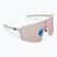 Occhiali da sole Bliz P001S Nano Optics Nordic Light bianco opaco/corallo/blu arancione multi