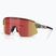 Occhiali da sole Bliz Breeze transparent dark grey/brown red multi