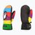 Level Vertigo Mitt Teen pk guanto da sci arcobaleno per bambini