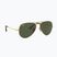 Occhiali da sole Ray-Ban Aviator Metal II gold arista/green g-15