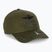 Cappello da baseball da uomo Aeronautica Militare con ricamo in rilievo verde militare