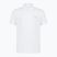 Polo da uomo EA7 Emporio Armani Core Identity bianco / logo argento