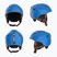Casco da sci junior Briko Makalu Jr shiny lochmara blue/pomegranate red