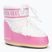 Donna Moon Boot Icon Low Nylon rosa/bianco stivali da neve