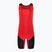 Tuta Nike Weightlifting Singlet scarlatto/nero da uomo