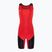 Body da lotta femminile Nike Weightlifting Singlet scarlet/black