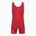 Canotta uomo adidas 3 Stripe Singlet red/white