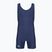 Tuta uomo adidas 3 Stripe Singlet navy/white