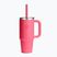 Tazza Hydro Flask Travel Tumbler Clear Lid 710 ml popstar pink
