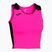 Maglietta da corsa Joma Record II Top fluor rosa/nero da donna
