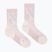 NNormal Race Low Cut calze da corsa a compressione rosa