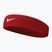 Fascia Nike Swoosh rosso varsity/bianco