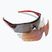 Occhiali da sole Tifosi Alliant nero rosso/fumo/ac rosso/chiaro