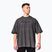 NEBBIA Washed-Off Heavyweight Camicia da allenamento da uomo No Shortcuts nero