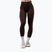 Leggings da allenamento donna NEBBIA Power marrone scuro