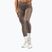 Leggings da allenamento donna NEBBIA Power light brown ash