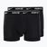 Boxer da uomo Nike Everyday Cotton Stretch Trunk 2 paia nero