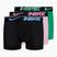 Nike Dri-Fit Essential Micro Trunk boxer da uomo 3 paia verde stadio/rosa/ nero 3d