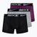 Nike Dri-Fit Essential Micro Trunk boxer da uomo 3 paia viola/grigio lupo/nero