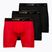 Uomo Nike Everyday Cotton Stretch boxer 3 paia nero argento/rosso oro/nero oro